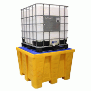 Bac de rétention PE 1200 litres + Caillebotis - Caillebotis acier galvanisé_2