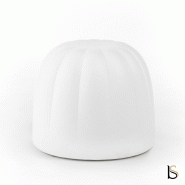 Pouf design Gelée - Slide - Blanc_2