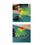 Scanner portable pour cartographie 3d de rayonnement électromagnétique - version avec couplage  wifi