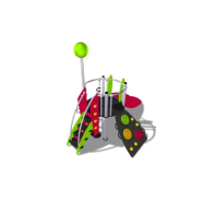 Structure multi-activités métallique pour enfant de 2 à 8 ans - Etnik STANLEY LD1EK0030 - 1 tour - Ludoparc_2