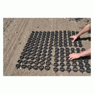 Dalle alvéolées à gazon - 50 x 50 cm - 4 plaques - F-AME001_2