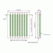 Dalle chauffante sur mesure - Résistances boudinées - Béton réfractaire - Température jusqu'à 1000°C - Fours et Réfractaires S.A.S_2