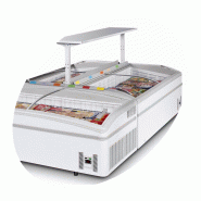 Réfrigérateur / congélateur de supermarché SHALLOW 250 - double température, vitrage de sécurité, 1030 L volume brut_2