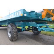 Remorque plateau avec freinage hydraulique 25 km/h