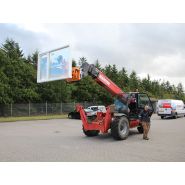 Robot de pose de vitrage léger et indépendant à monter sur n'importe quel élévateur télescopique - SKY LIFTER SL 400 RT_2