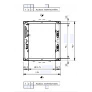 Monte-charge avec moteur FG et vitesse de 0,15 m/s