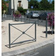 Barrière Chatelet 110 - Serem - Longueur 110 cm - Hauteur hors sol 105 cm - Tube acier - Peinture époxy sur zinc antirouille_2