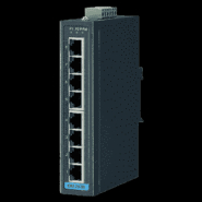 Switch Rail DIN industriel 8 ports Fast Ethernet non managé - Température étendue -40°C à +75°C - Référence: EKI-2528I-BE_2