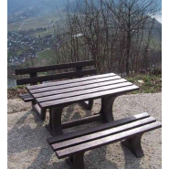 Table publique en plastique recyclé gamme TIVOLI - Longueurs 150 et 200 cm - ADS EQUIPEMENTS EURL_2