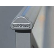 Barrière main courante LISBONNE - Simple croix, rosage ou grillagé - Longueurs 1000 ou 1500 mm_2