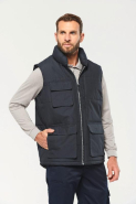 Bodywarmer matelassé homme WK615 - Imperméable 1500 mm, 100% polyester, multiples poches_2