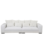 Canapé design modulable LITA - 9 coussins XL - Blanc - Luxe et confort_2