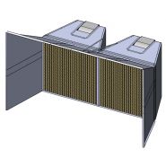 Double paint modul' : cabine de peintre ouverte 3m x 1,80m_2