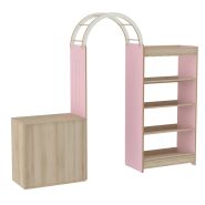 Combinaison R7 - Échelle et meuble pour crèches - Dimensions L2450mm x H2200mm x P452mm_2