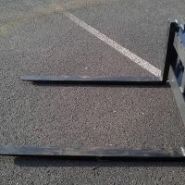 Fourches à palettes 2 t - longueur 1200 mm - attelage euro, mailleux, merlo, jcb, manitou, faucheux_2