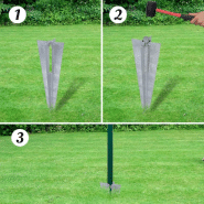 Vidaxl clôture euro acier 25 x 0,8 m vert 140560_2