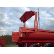 Benne travaux publics - Constructions métalliques Royer Serge et Fils - Charge utile de 9 à 22t - Acier anti-abrasion 400 HB_2