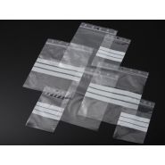 Sachet en plastique - Martin Emballage - fermeture zip - dimensions 80mm x 120mm - 5012080_2