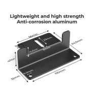 Pieds de montage pour panneau solaire rigide Ecoflow - robustes, faciles à installer, compatibles toutes surfaces_2