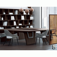 Table de réunion Larus pour 8 à 10 personnes - Dellarovere - Noyer, 274_2