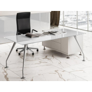 Bureau de direction piètement en métal - gamme privilégiée ENOSI EVO - Ref : 156304_2