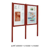 Vitrine d'extérieur élégante et peu encombrante - Épaisseur 30mm - TRADITION - Affichage de 2 à 18 A4_2