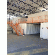 Bâtiment de stockage avec container_2