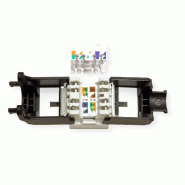 ROLINE Keystone Cat.6A (Classe EA), non blindé, sans outil, blanc_2