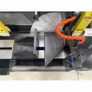 Scie à ruban semi-automatique Olympic - Gamme S350SAG/S350SADG - Archet pendulaire - Vitesse de coupe 20 à 100 m/min_2