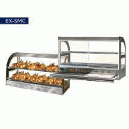 Vitrine chaude pour poulets avec tiroir à découper EX-SMC MCM_2