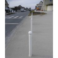 10101 - Potelets fixes - Boule Ø90mm - Hauteur hors-sol 1,03m - Fixe à sceller_2