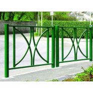 Barrière Vauban 150 - Serem - 150cm de long, 105cm de hauteur hors sol, tube acier, peinture époxy antirouille_2