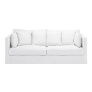 Canapé 5 places Nomad 220 cm - Home Spirit - Confortable et généreux avec coussins en plumes et structure en hêtre_2