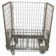 Rollcontainer petits volumes - Stockage et transport - Dimensions 900x600x800mm ou 720x820x985mm_2