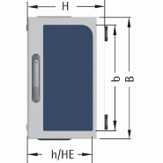 VARIndustry 2.0 Répartiteur mural 4 U 560x840x275mm, 2 portes_2