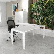 Bureau d'angle Tempo - Mobel Linea. - Blanc 9010, 180, Blanc, Non_0