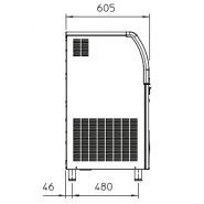 EF 156 AS Machine à glace en grains - Scotsman Scodif - 150 kg/24 h - Stockage 55 kg - Finition inox_2