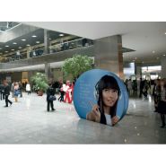 Totem Formulate Drum - Magik Expo - Structure invisible - L 250 x H 220 x P 40 cm_2