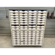 Meuble d'occasion de laboratoire avec 32 tiroirs - p21091181_2