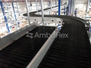 Ambaveyor - Transporteur modulaire pour charges unitaires avec tapis flexible et courbes - Jusqu'à 50 mètres_2