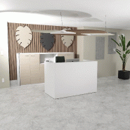 Banque d'accueil économique Z2 Officity - Compacte et chaleureuse ! - Non, 166, Blanc_0