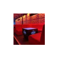 Table lumineuse - plateau en verre sécurit diffusant - LED RGB - dimensions standard ou sur-mesure_2