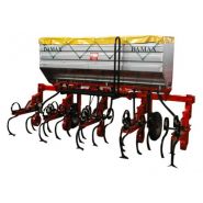 Bineuses agricoles 4F/G100/6F/8F - Damax SRL - capacité trémie 400-900L - éléments à ressorts flexibles et accessoires disponibles_2