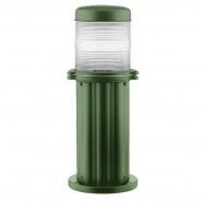 Borne lumineuse d'éclairage public OMO IP55 E27 23W - Vert - Réf. 5390_2
