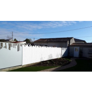 Clôture en PVC brise-vue haut de gamme - ULYSSE - Gamme Prestige - Disponible en plusieurs hauteurs et coloris_2
