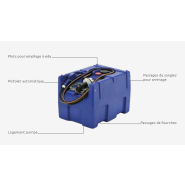 Cuve de transport, stockage et distribution AdBlue - PolyBlue - 125 à 621 L - VCPBLU-P12V_2