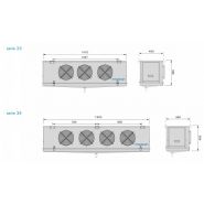 Évaporateur à CO2 - Intarcon - Alimentation électrique 230 V-I-50 Hz - Pour chambres froides à moyenne et basse température_2