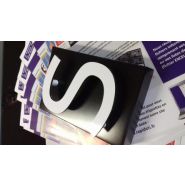 Lettrage 3D en dibond - Signabox - Épaisseur 3 à 6 mm - Faciles à poser_2