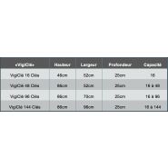 Solution de gestion de clés avec logiciel Key-Pro III intégré, modèle Vigiclé