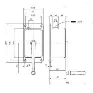 Treuil WA50/100 compact et léger pour usage manuel